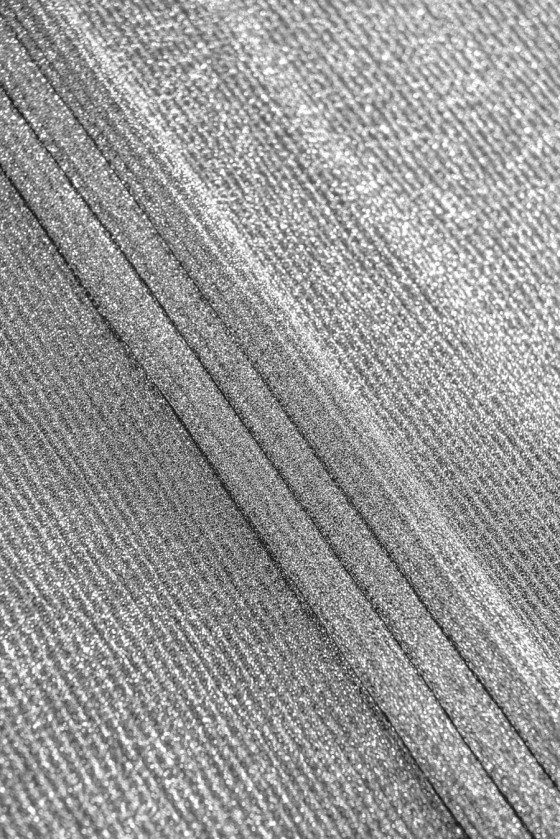 Knitted fabric with lurex...