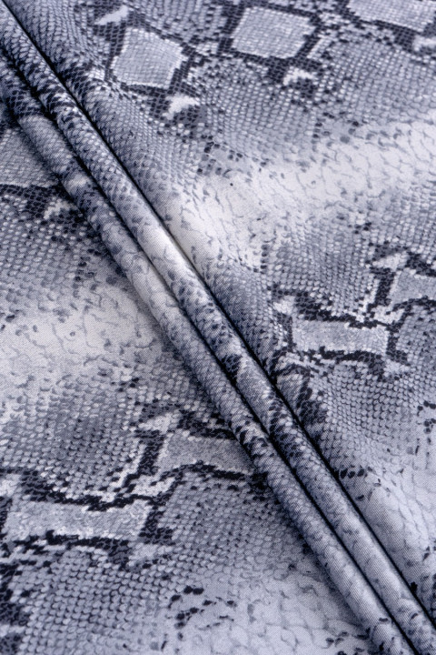 Silk pattern snake gray