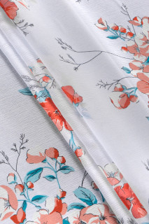 Chiffon zijde gesigneerd