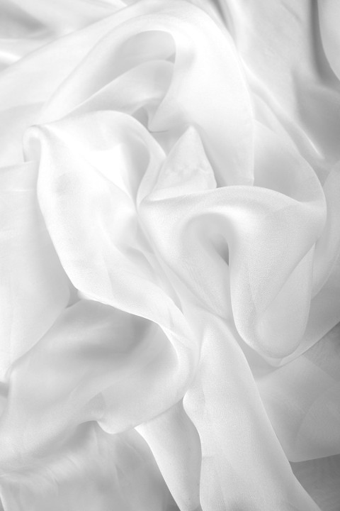 Zijden mousseline - verschillende kleuren
