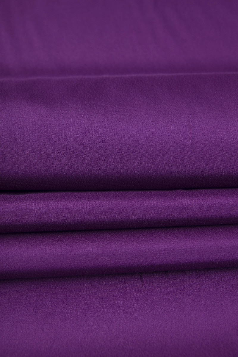 Silk crepe - dusty purple