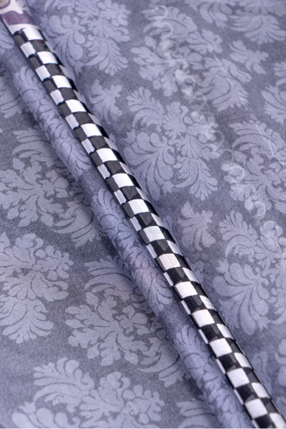 COUPON in chiffon di seta 135cm