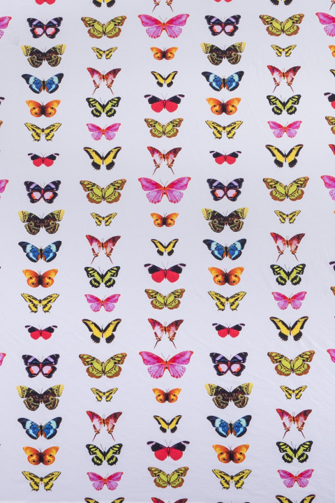 Knitted butterfly pattern