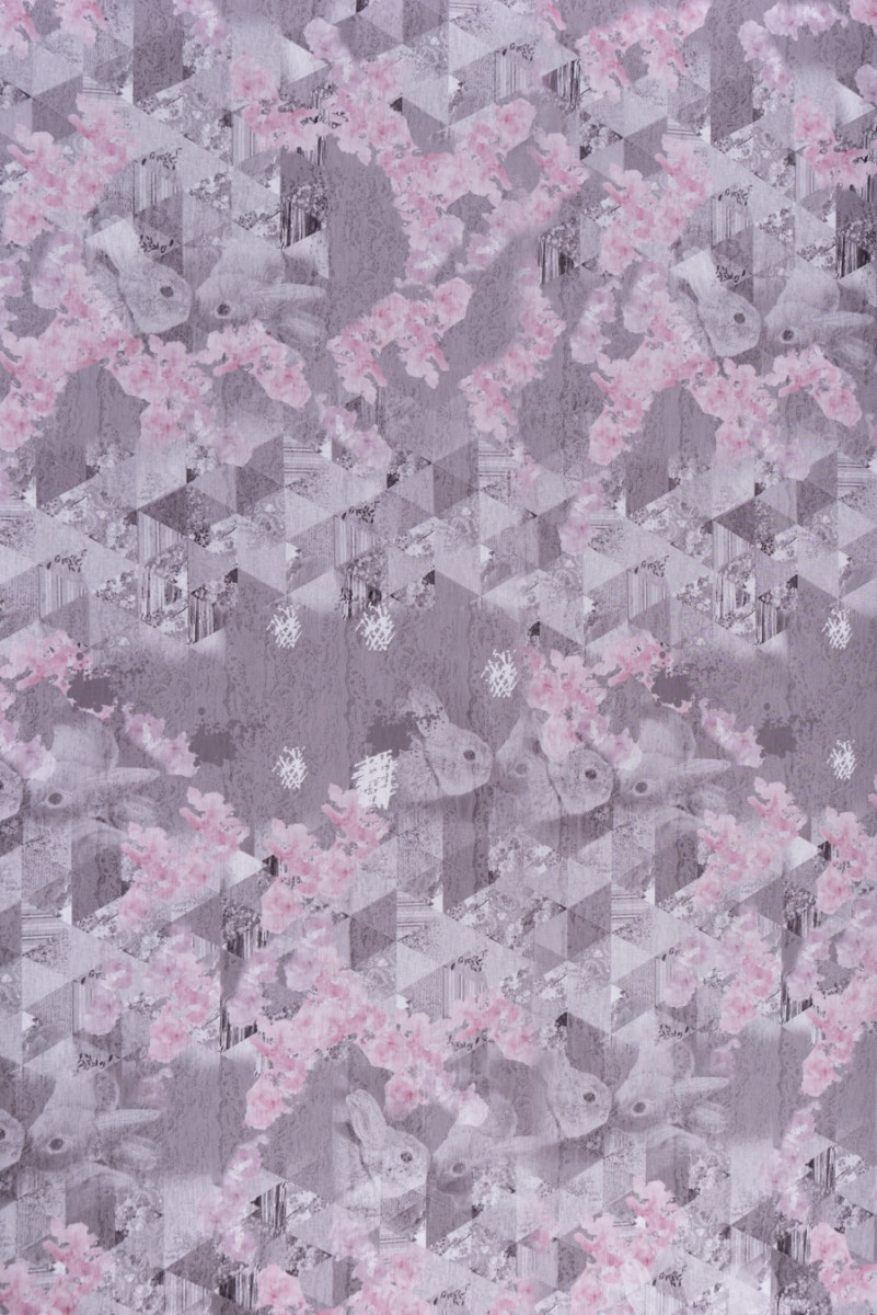 Pastel viscose gebreide stof