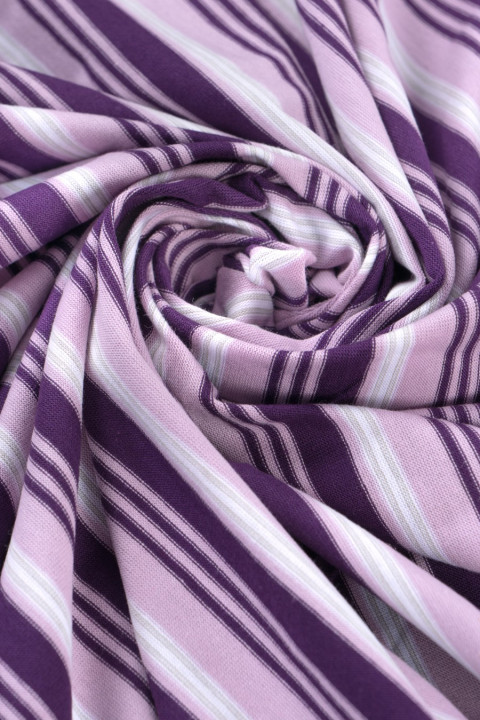 Viscose knit in stripes