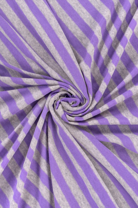 Viscose knit in stripes