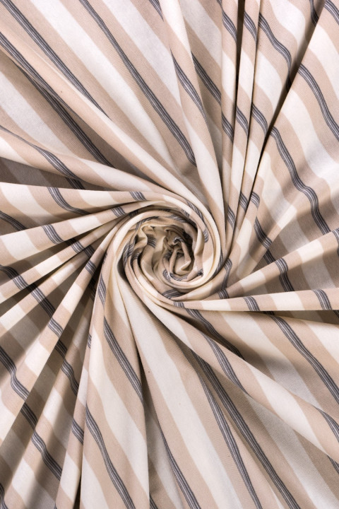 Viscose knit in stripes