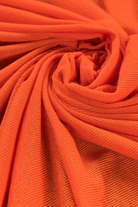 Knitted sweater orange