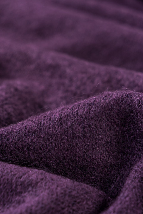 Knitted sweater wool