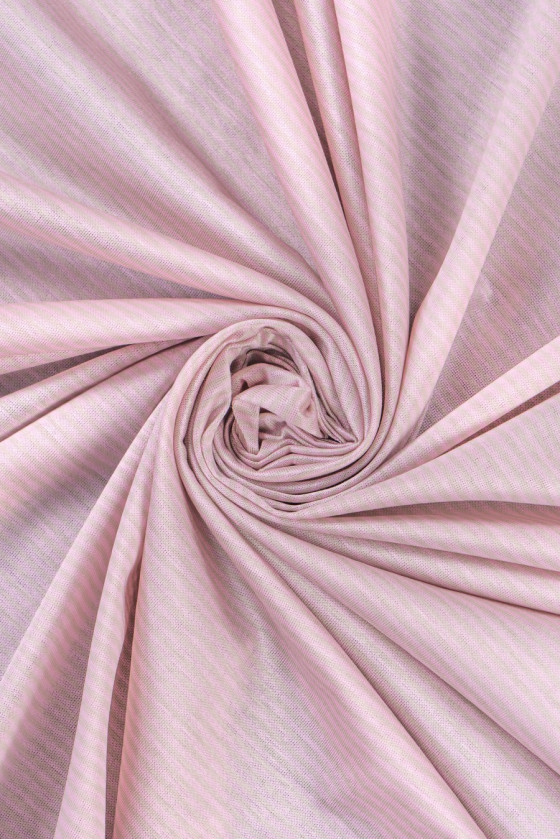 Gestreepte viscose gebreide stof