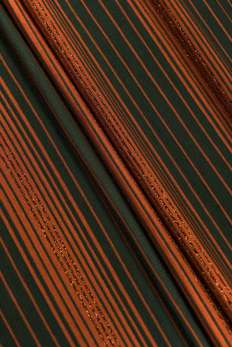 Knit striped with lurex