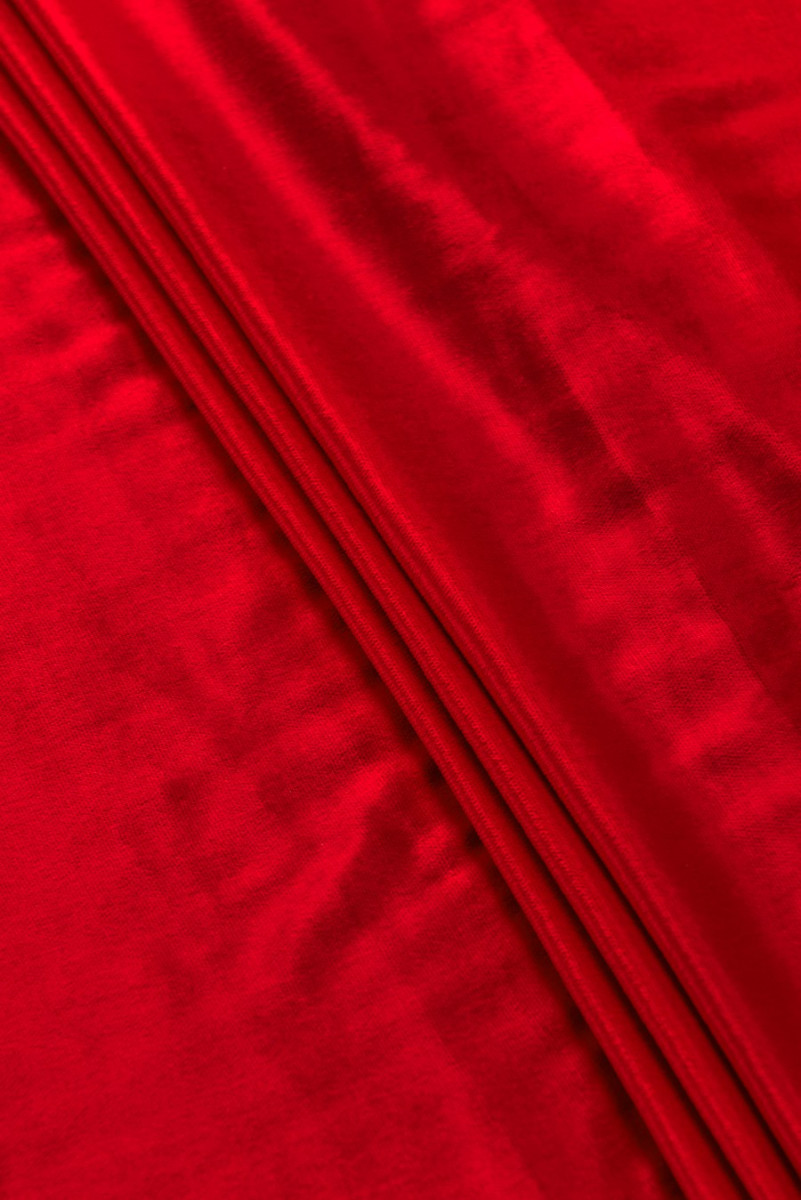 Veluria/red polyester
