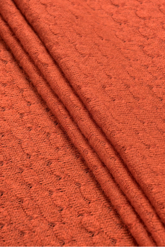 Maglione traforato in tessuto a maglia