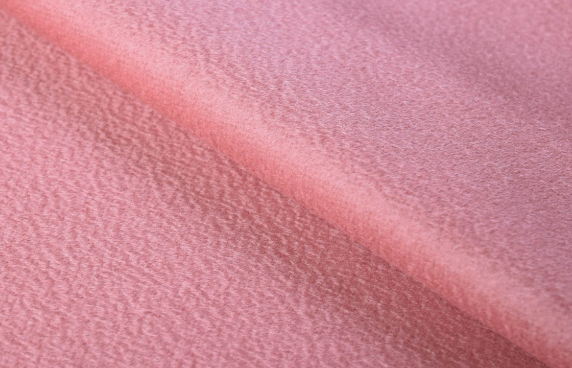 Coat wool with angora dirty pink Zibellino