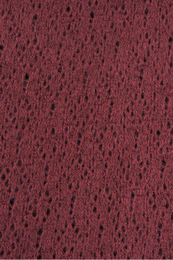 Pull ajouré en maille bordeaux
