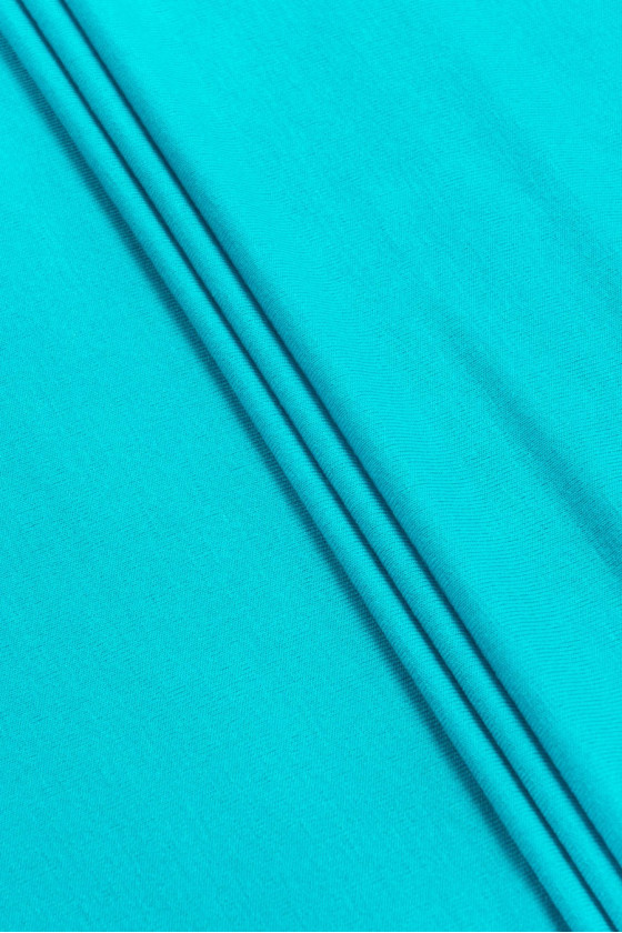 Бірюзовий светр трикотажної...