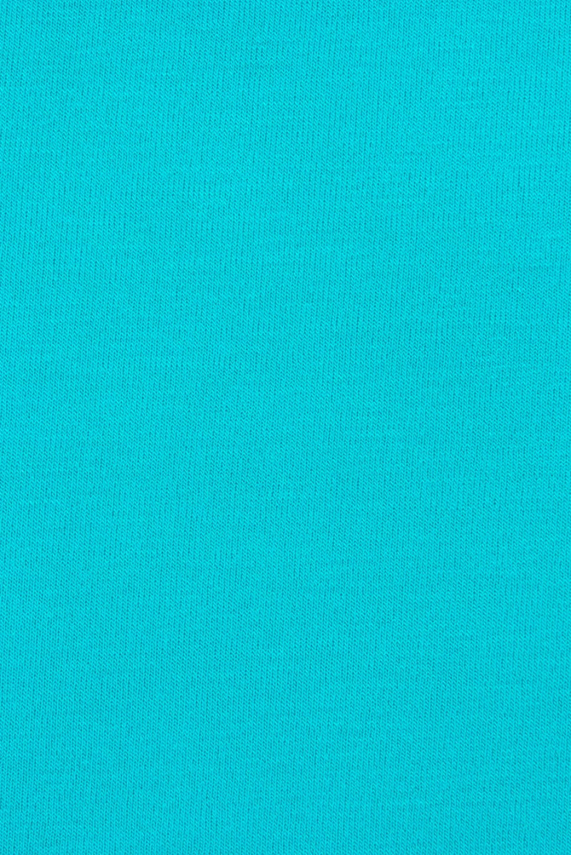 Бірюзовий светр трикотажної в'язки