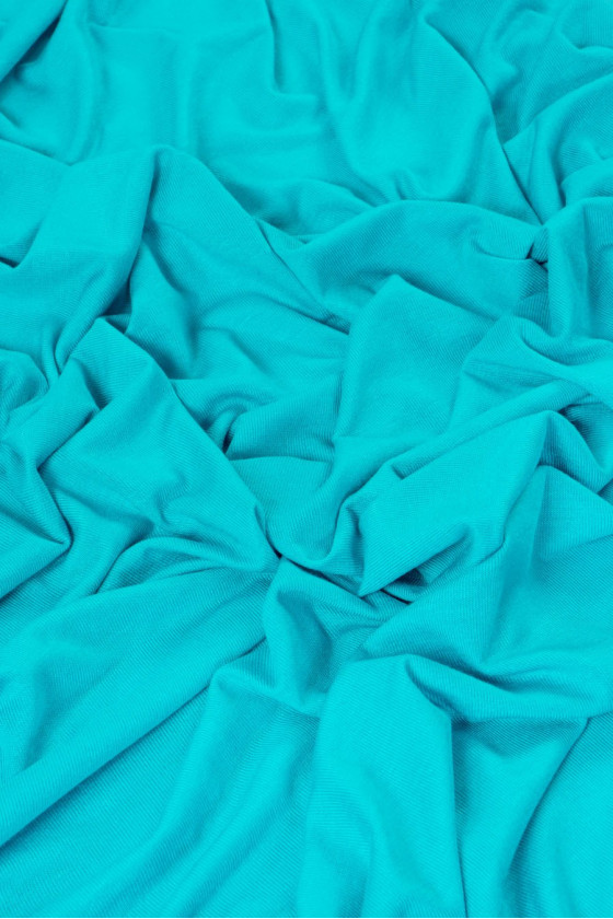 Dzianina swetrowa turkusowa