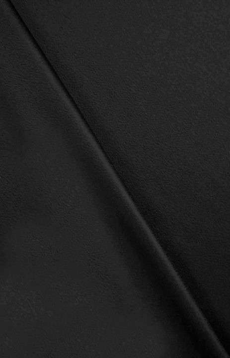 Abrigo de lana con mohair negro CUPÓN 60 cm