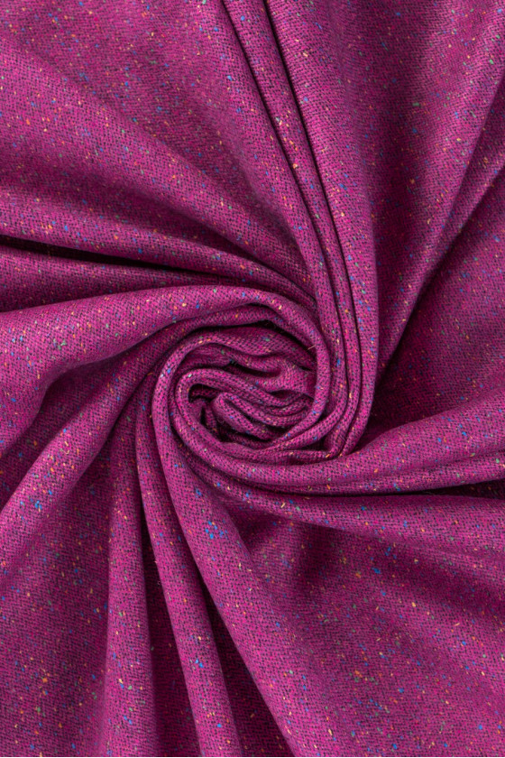 Lana per abiti tweed rosa