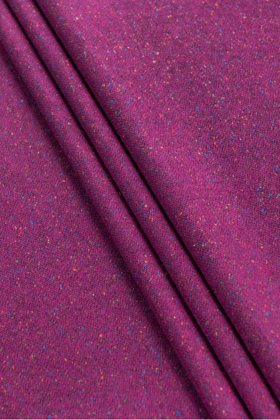 Uldtweed til dragt, pink