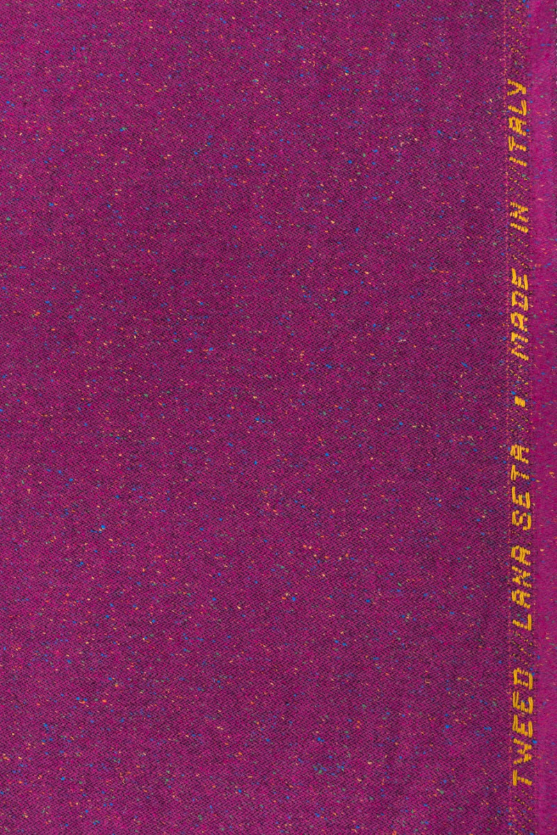 Vilnonė kostiuminė tweed rožinė