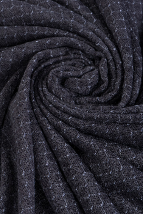 Knitted sweater dark gray