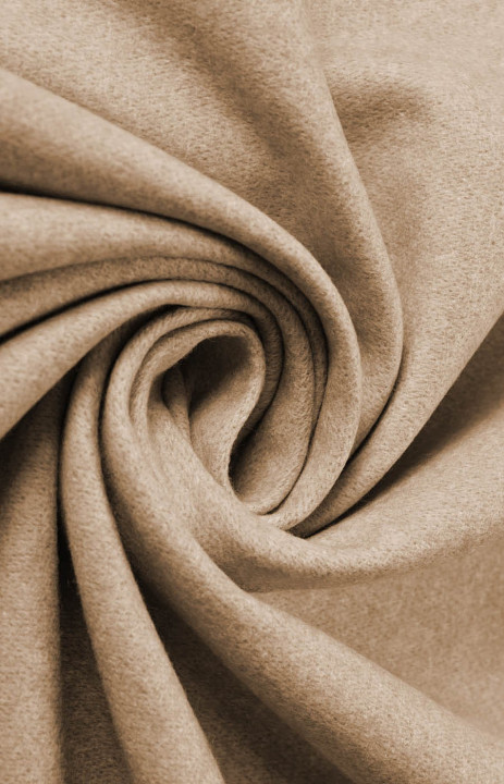 Coat wool with cashmere beige