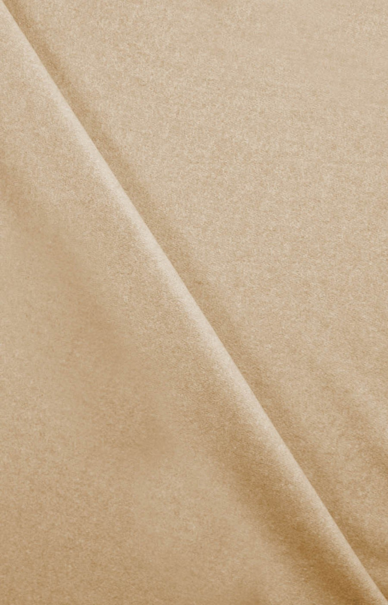Coat wool with cashmere beige