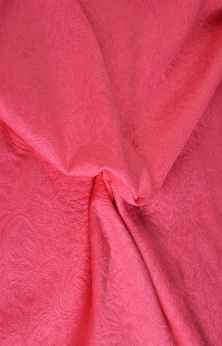 Elastic Jacquard Pink COUPON 100 cm