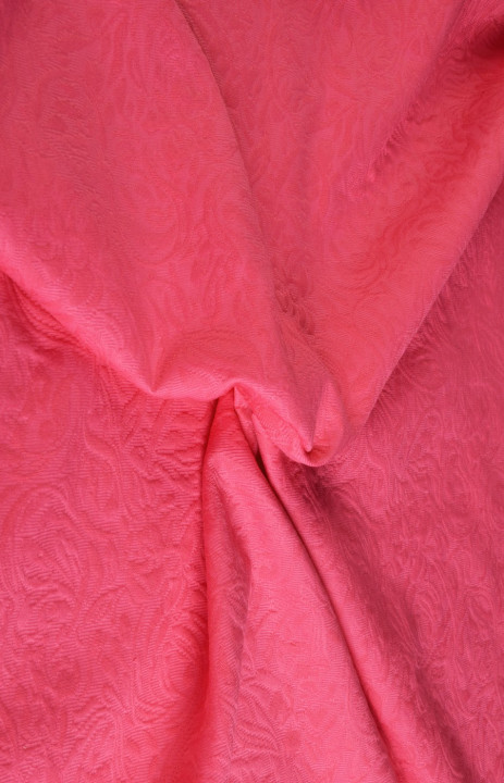 Elastisk jacquard pink KUPON 100 cm