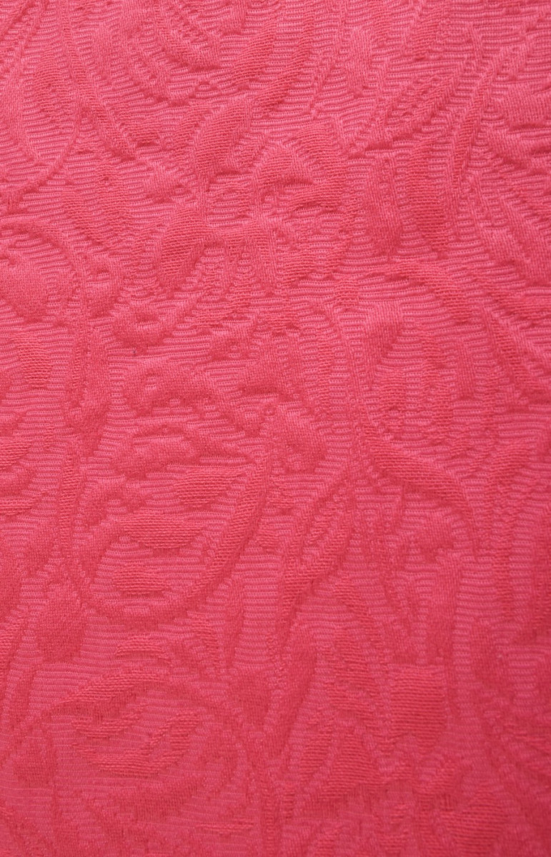 Жаккардовий пружний рожевий