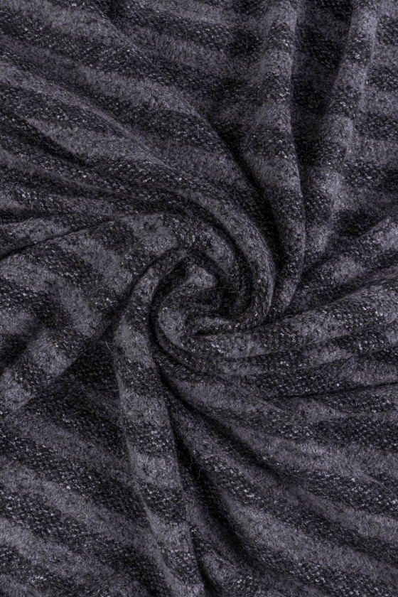 Gestreifter Pullover Strickstoff COUPON 90cm