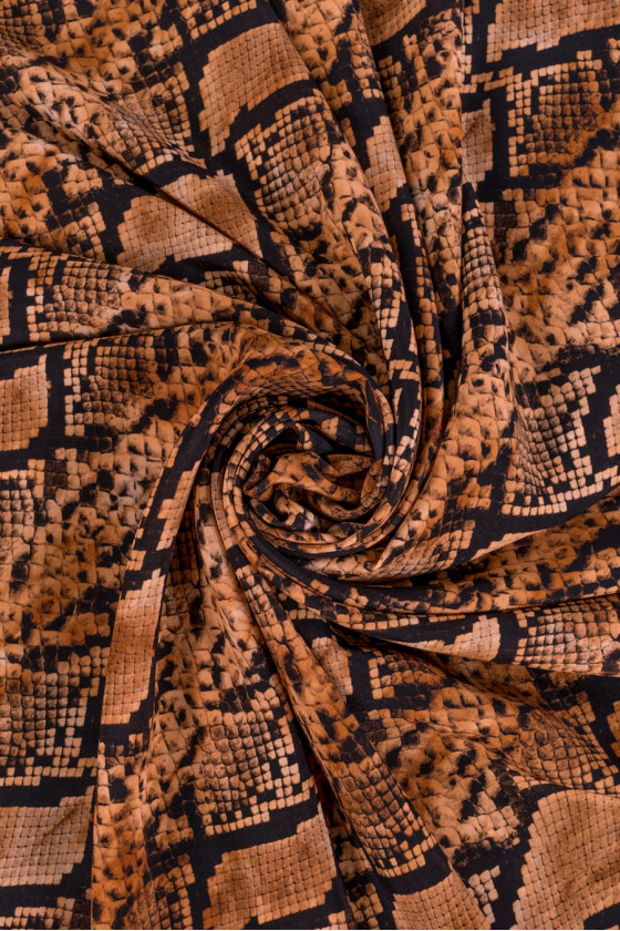 Siidist krepp-madu muster