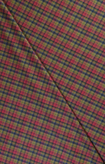 Plaid costume wool
