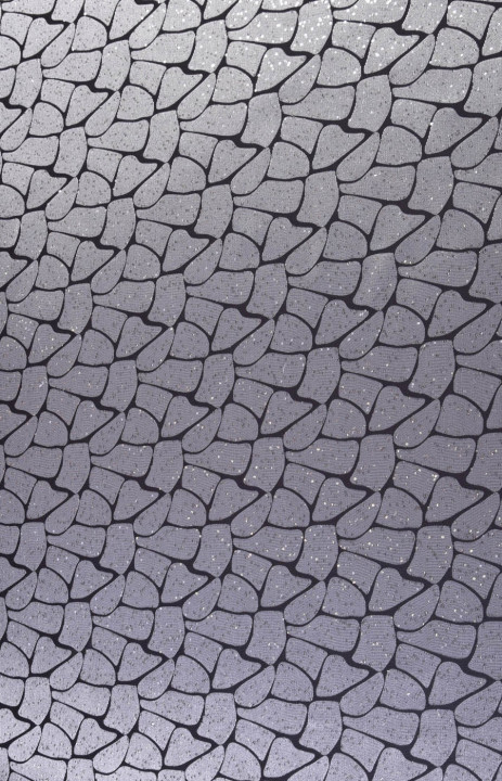 Jacquard with sequins silver