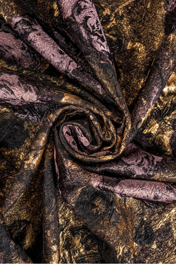 Jacquard selyemmel rózsákkal