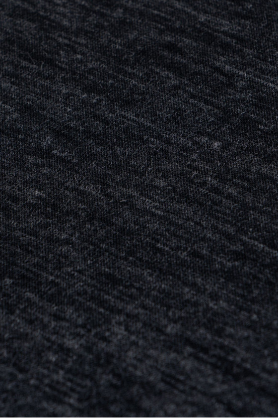 Maglione sottile in maglia grafite melange