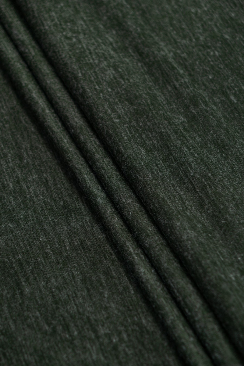 Thin sweater knit dark green