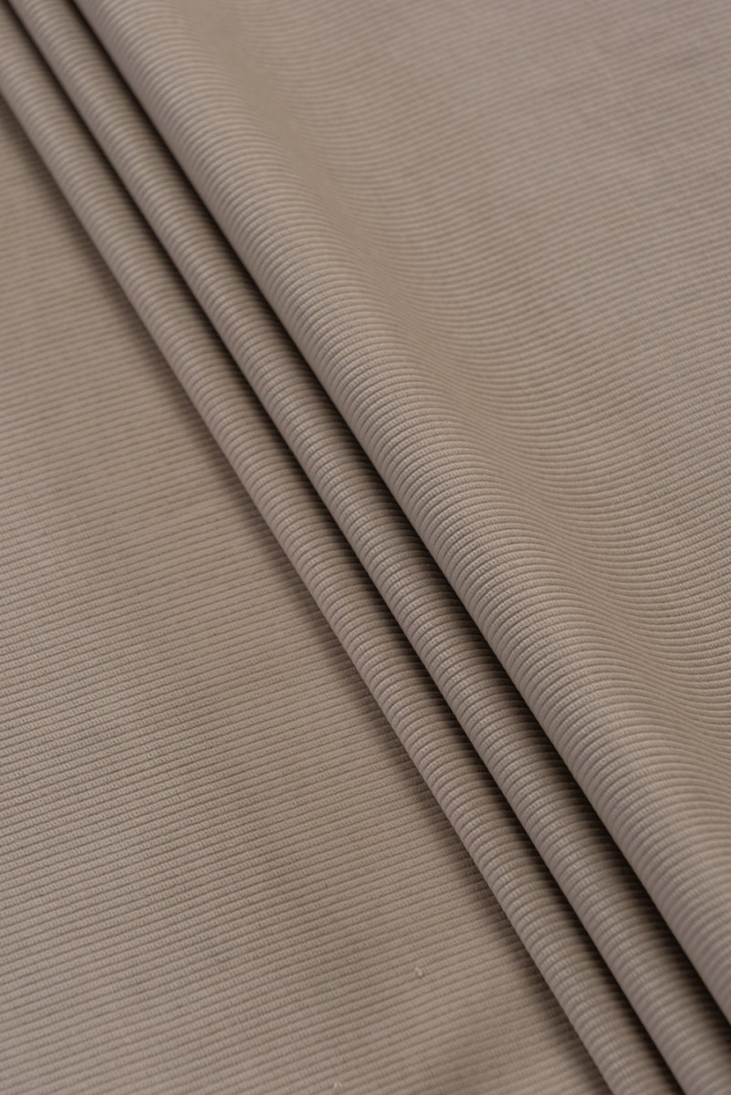 Baumwollcord grau-beige