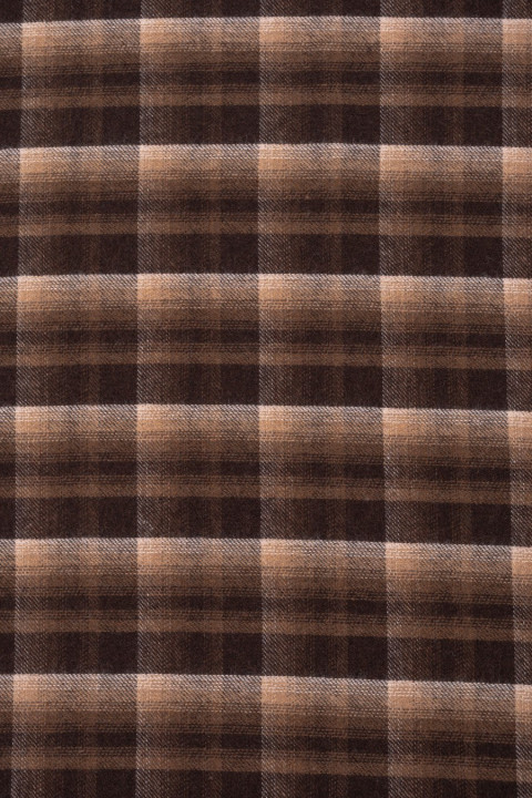 Brown-beige checkered fabric