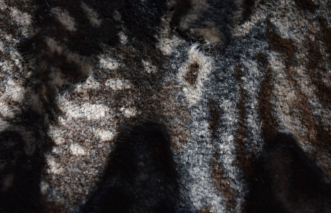 Eco fur brown-gray
