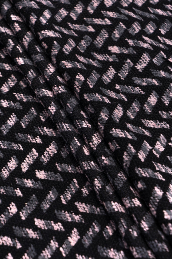 Sweater fabric geometric...