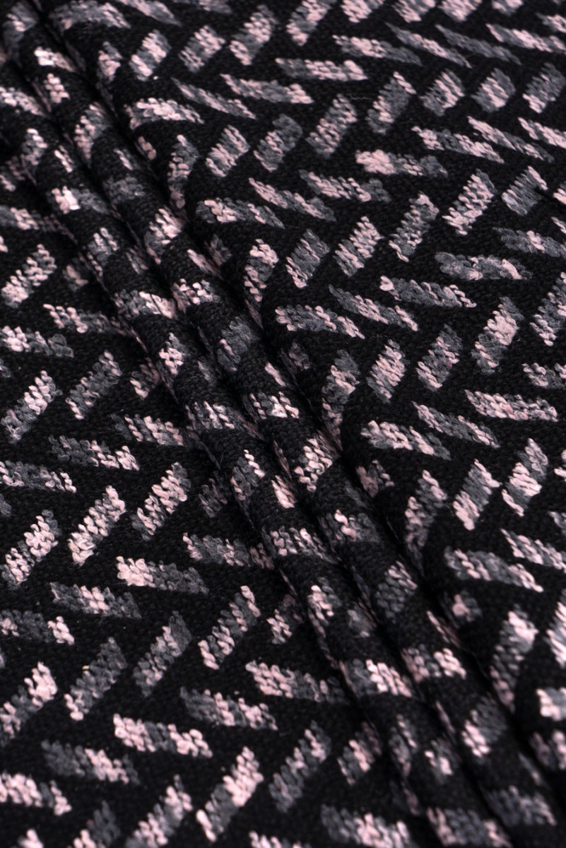 Sweater fabric geometric...