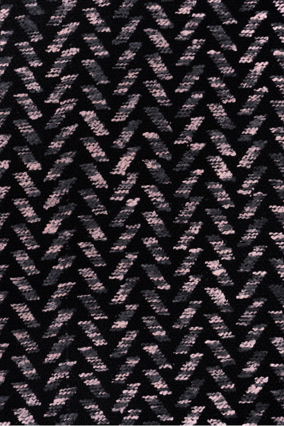 Sveter látka geometrický vzor KUPÓN 120cm