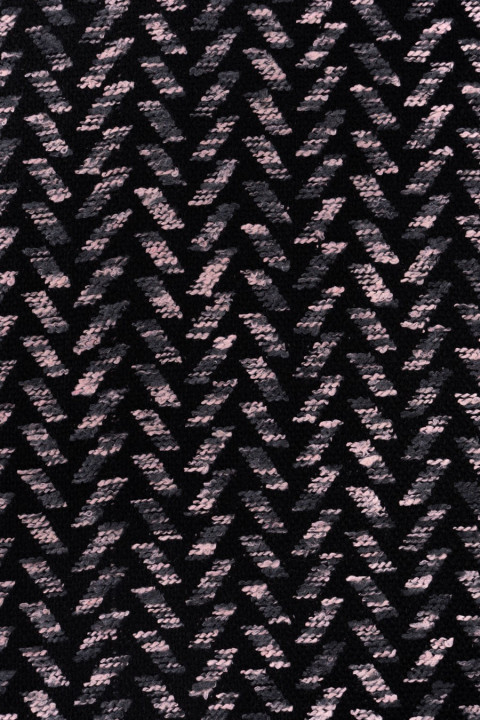 Fabric sweater geometric pattern