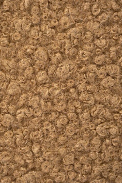 Camel Boucle Jackenstoff
