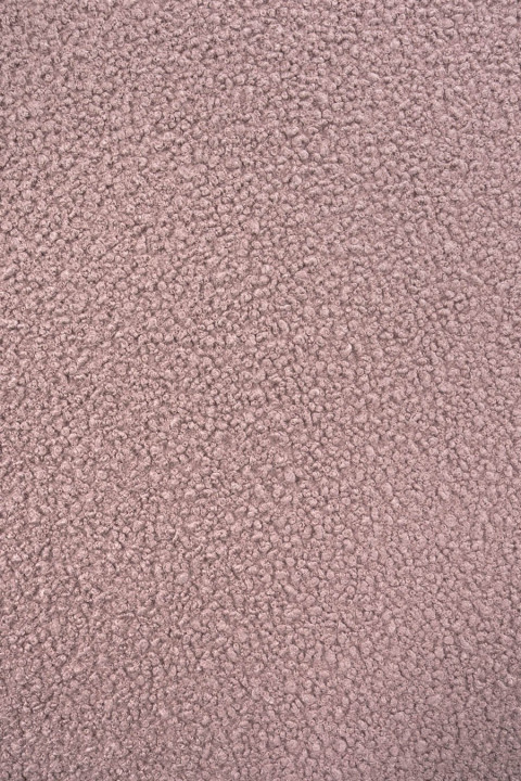 Fabric coat boucle dirty pink