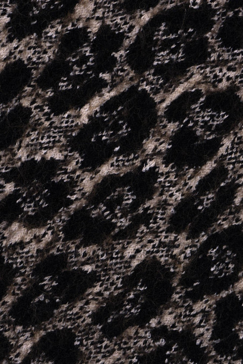 Wool fabric in a panther