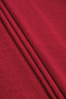 Raspberry boucle coat wool